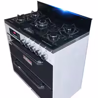 اجاق گاز 5 شعله بوگر مدل 908 سفید تمام ترموکوپل 