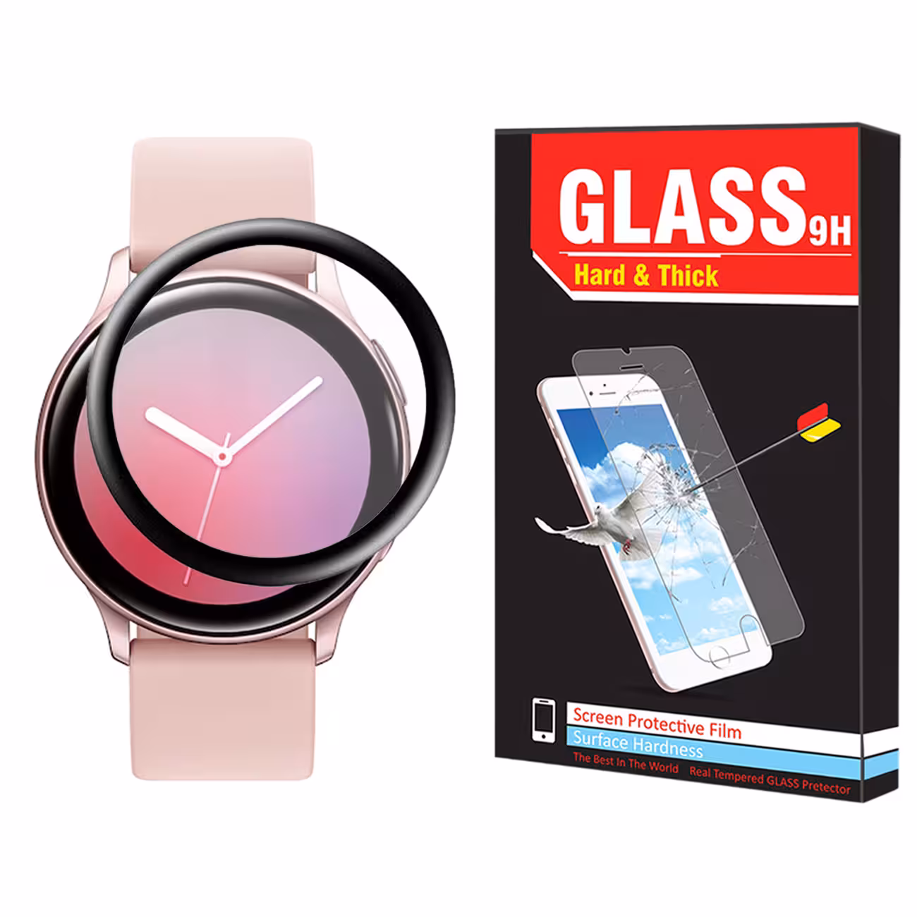 محافظ صفحه نمایش نانو هارد اند تیک مدل NHT مناسب برای ساعت هوشمند سامسونگ Galaxy Watch Active 2 40mm