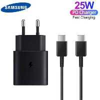 سوپر فست شارژر اصلی سامسونگ Samsung Galaxy A26به همراه کابل دو سر Type-C