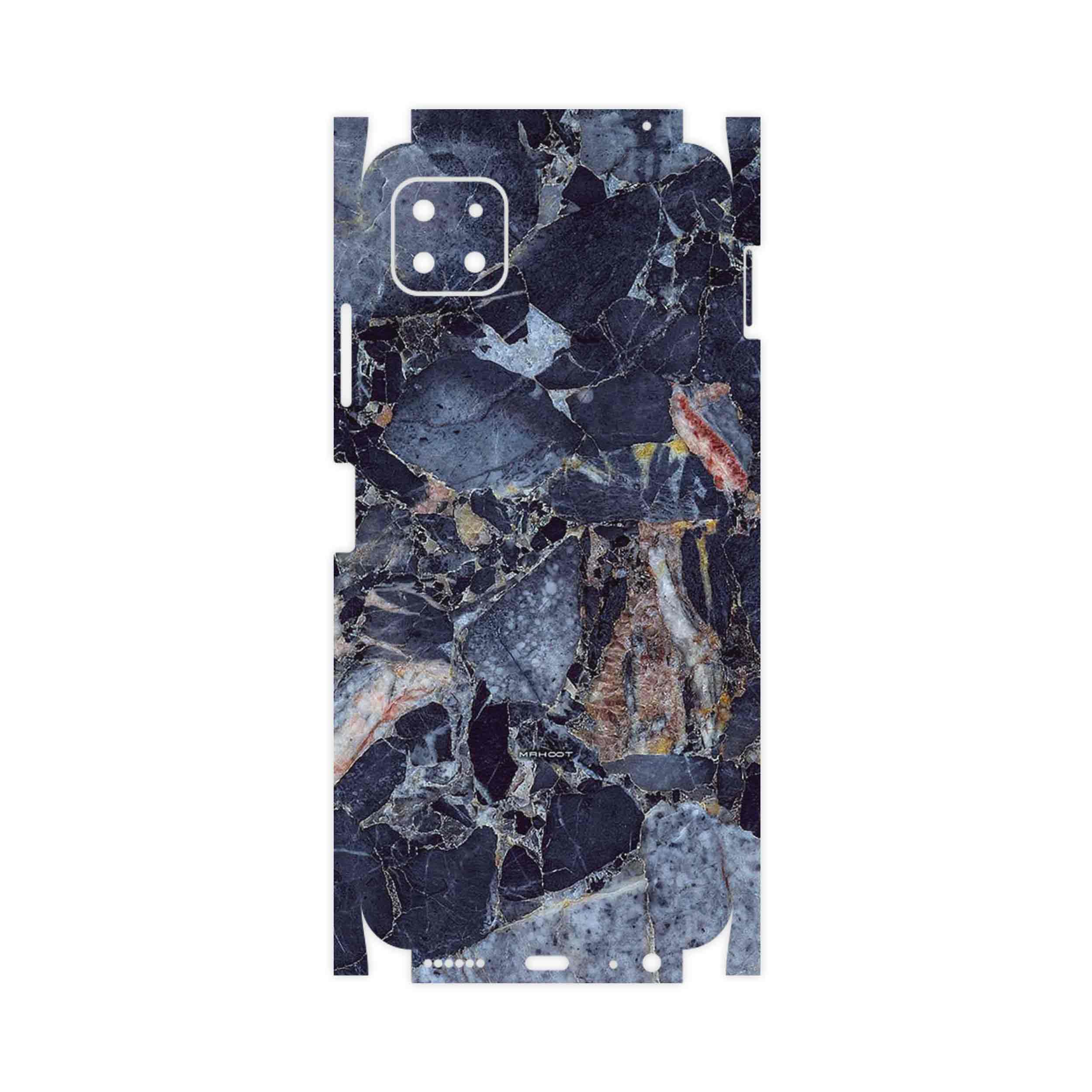 برچسب پوششی ماهوت مدل Broken black marble-FullSkin مناسب برای گوشی موبایل سامسونگ Galaxy A22 5G
