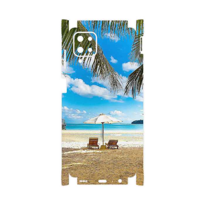 برچسب پوششی ماهوت مدل Beach-FullSkin مناسب برای گوشی موبایل سامسونگ Galaxy A12 Nacho