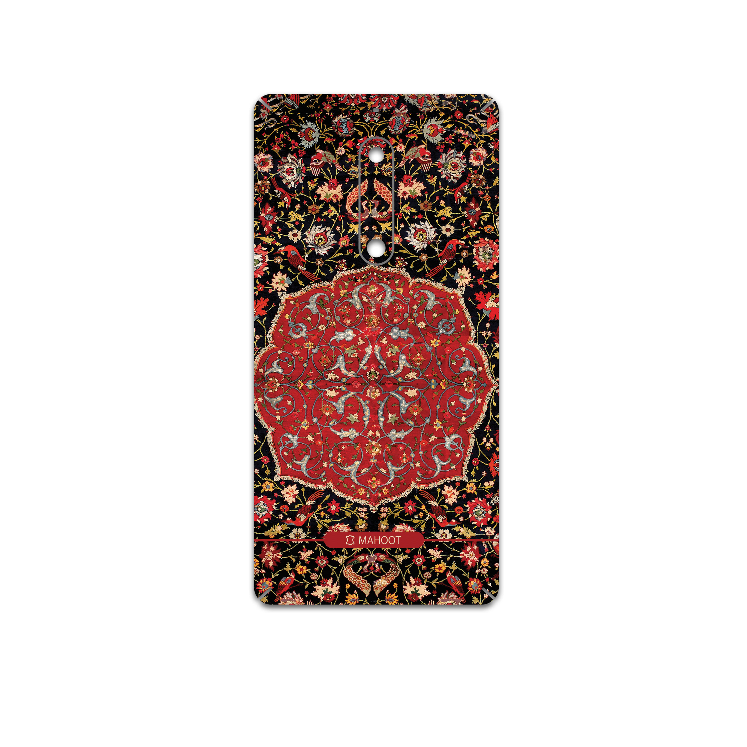 برچسب پوششی ماهوت مدل Persian-Carpet-Red مناسب برای گوشی موبایل نوکیا 5