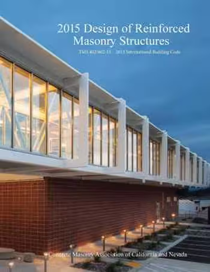 󾕇 دانلود کتاب 2015 Design of Reinforced Masonry Structures, 2018 - دانلود کتاب های دانشگاهی