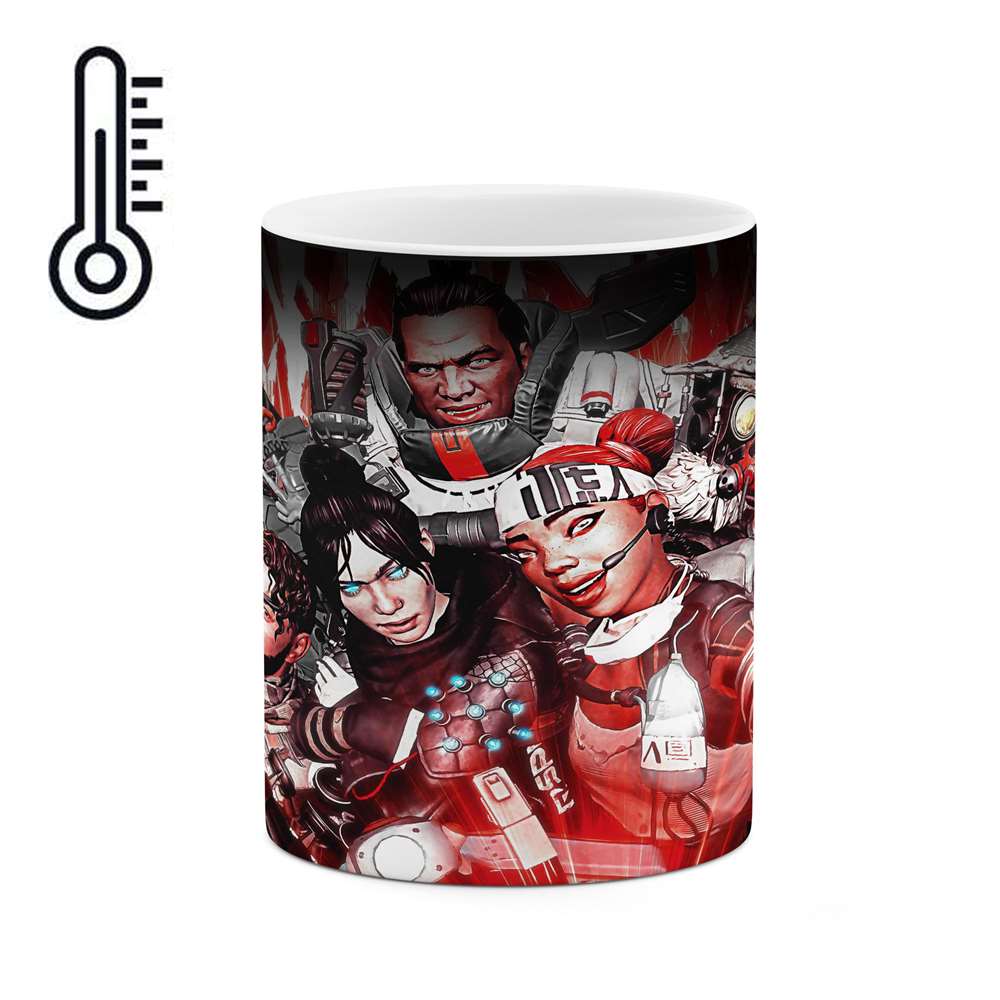 ماگ حرارتی طرح بازی Apex legend مدل mgph11989