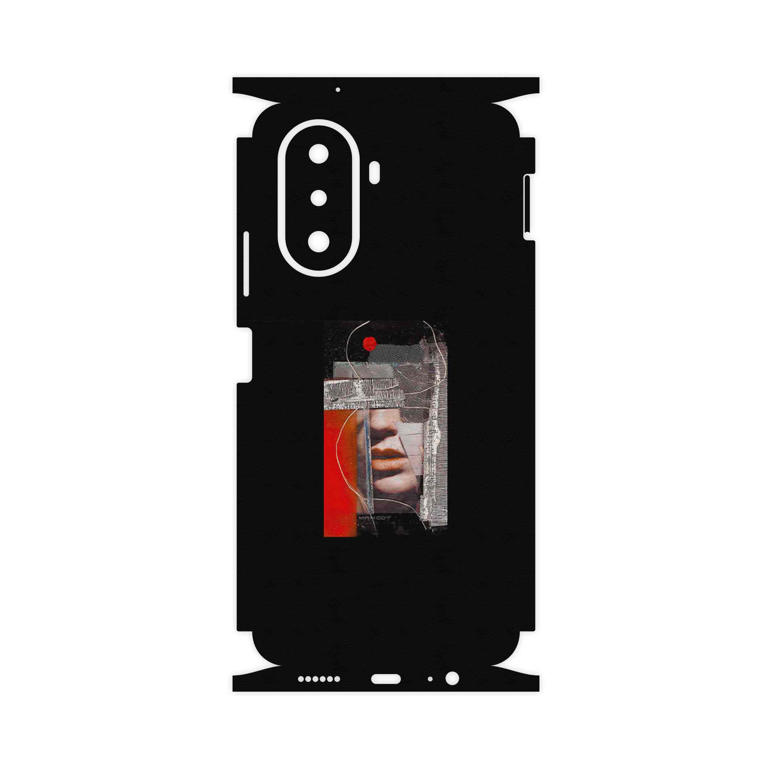 برچسب پوششی ماهوت مدل Collage of Mouth-FullSkin مناسب برای گوشی موبایل هوآوی Nova Y70 Plus