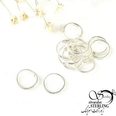 گوشواره نقره عیار925 کلاسیک کد 9816