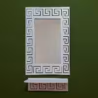 آینه خونه خاص مدل Versace به همراه شلف دیواری
