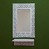 آینه خونه خاص مدل Versace به همراه شلف دیواری