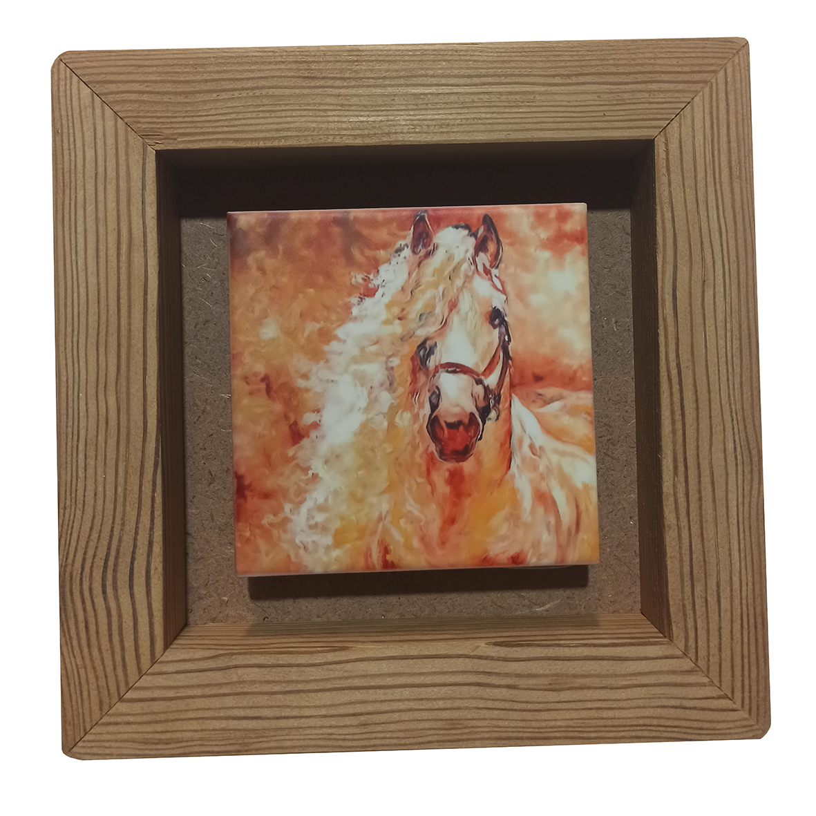 تابلو کاشی مدل والی نقاشی اسب m293