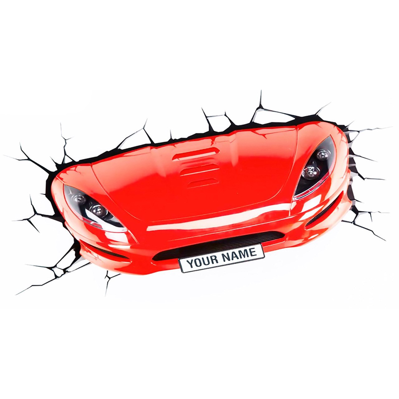 چراغ دیواری تری دی لایت اف ایکس مدل Red Car