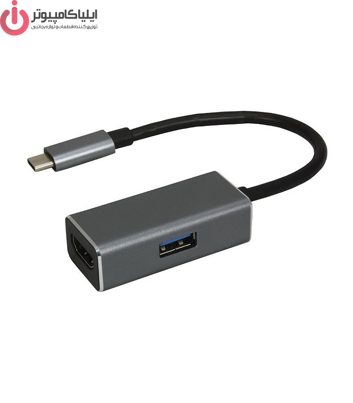 مبدل Type-C به USB3.0 HDMI فرانت مدل FARANET FN-UC2HU300