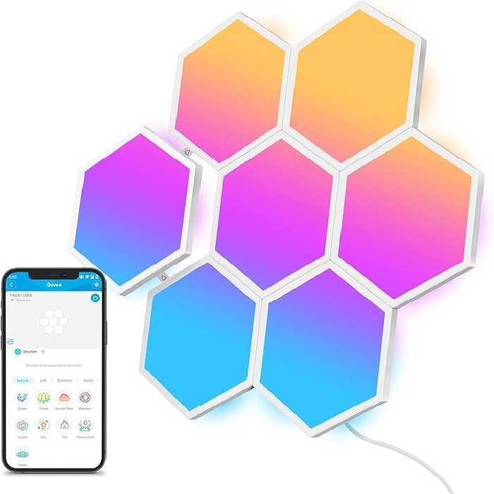 خرید پنل هوشمند Govee Hexagon Light Panels 7 Panels با بهترین قیمت