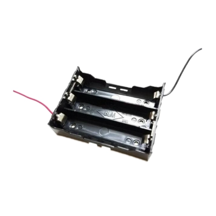 جا باتری لیتیوم یون کد 3-18650 بسته 3 عددی