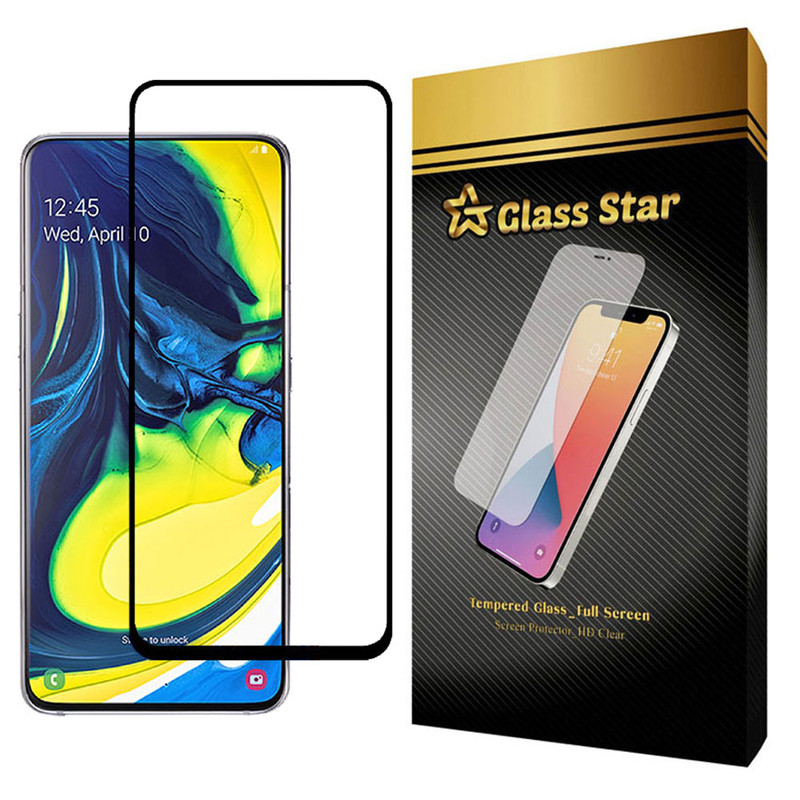 محافظ صفحه نمایش گلس استار مدل FUL مناسب برای گوشی موبایل سامسونگ Galaxy A80 | کالا برتری