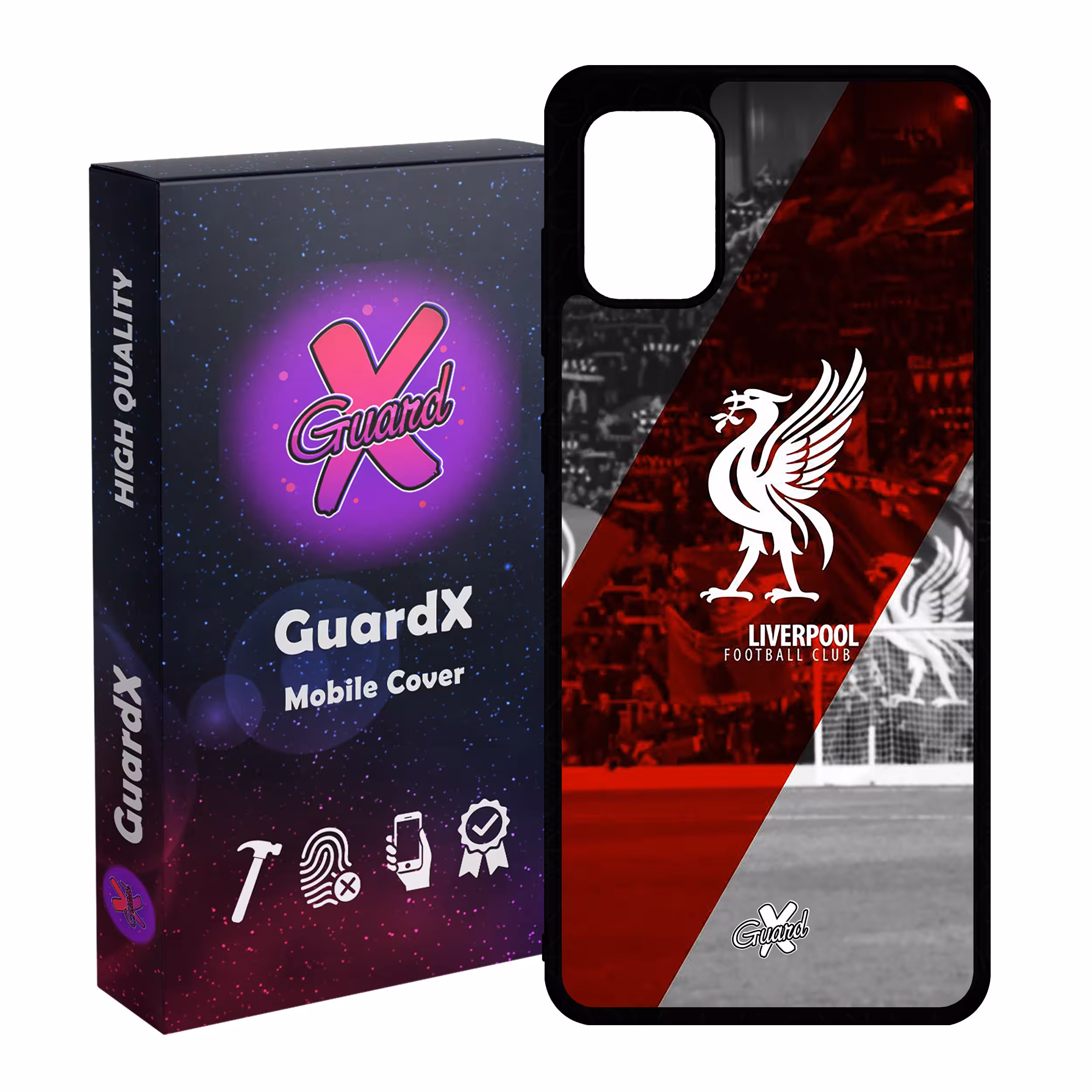 کاور گارد ایکس طرح Liverpool مدل Glass10045 مناسب برای گوشی موبایل سامسونگ Galaxy A31