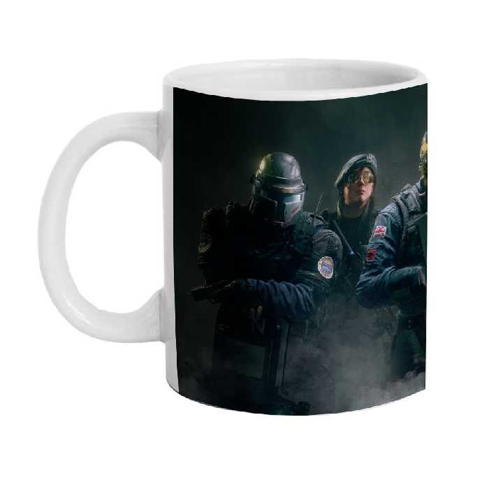 ماگ دارلی طرح  تام کلنسی رینبو سیکس مدل MG1815