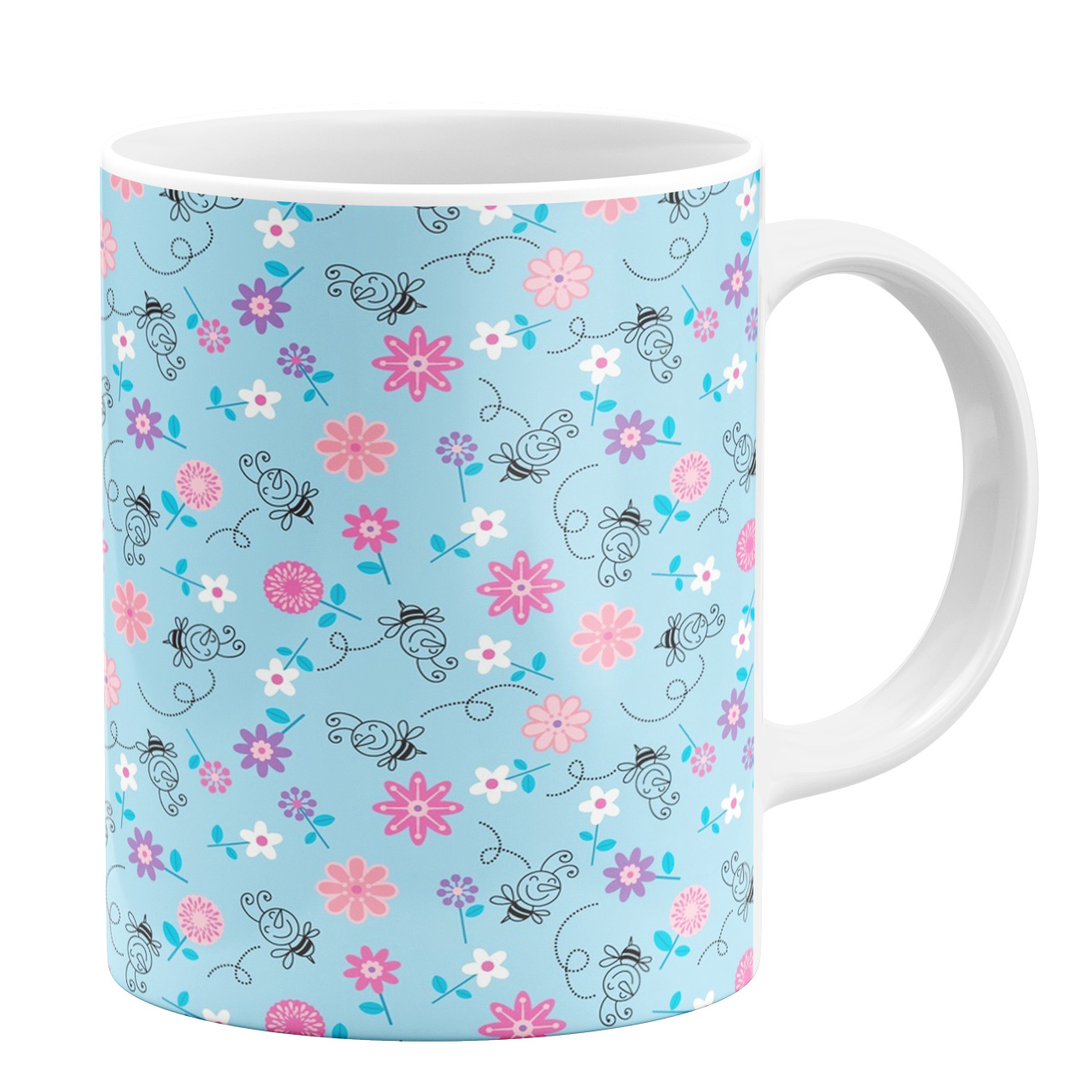 ماگ طرح گلدار کد 1105288