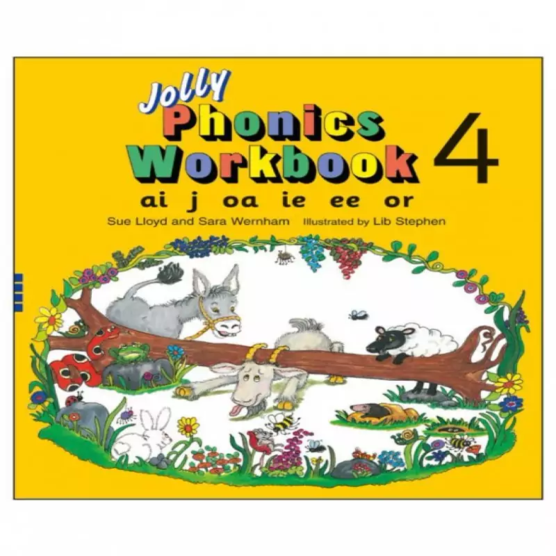 Jolly Phonics Workbook Book 4 کتاب
