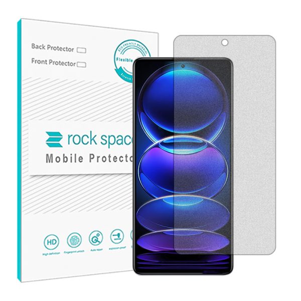 گلس شیائومی Redmi Note 12 Pro 5G مدل نانو هیدروژل گیمینگ برند راک اسپیس کد S