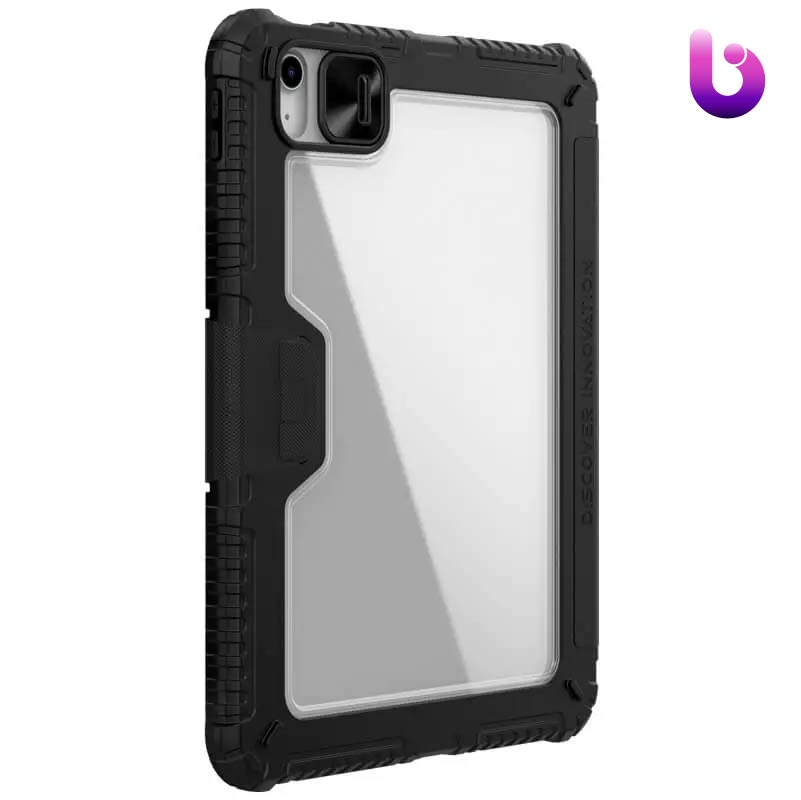 کاور چرمی هوشمند نیلکین آیپد Apple iPad 10 / 10.9 2022 Nillkin Bumper Leather Case Pro