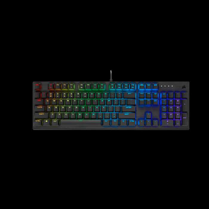 مشخصات قیمت و خرید کيبورد گیمینگ کورسیر مدل K60 RGB PRO CHERRY VIOLA