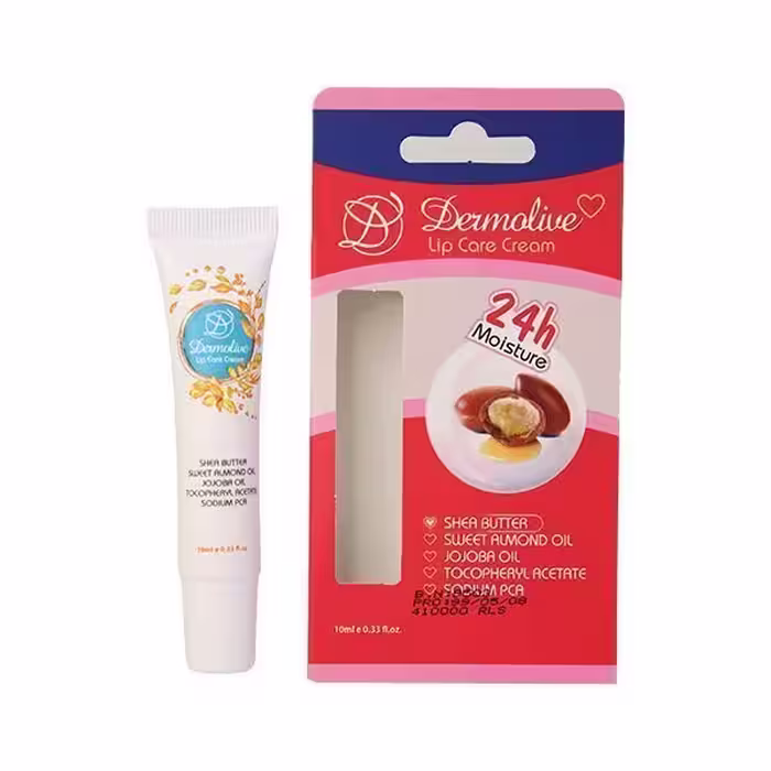 درمولیو بالم لب بی رنگ 10 میل DERMOLIVE Lip Care Cream
