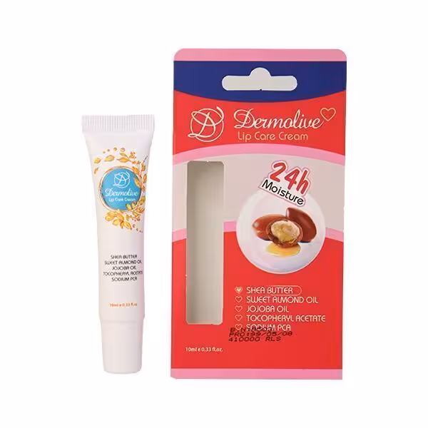 درمولیو بالم لب بی رنگ 10 میل DERMOLIVE Lip Care Cream