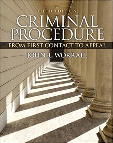 خرید و دانلود نسخه کامل کتاب Criminal Procedure: From First Contact to Appeal (5th Edition) - Pdf