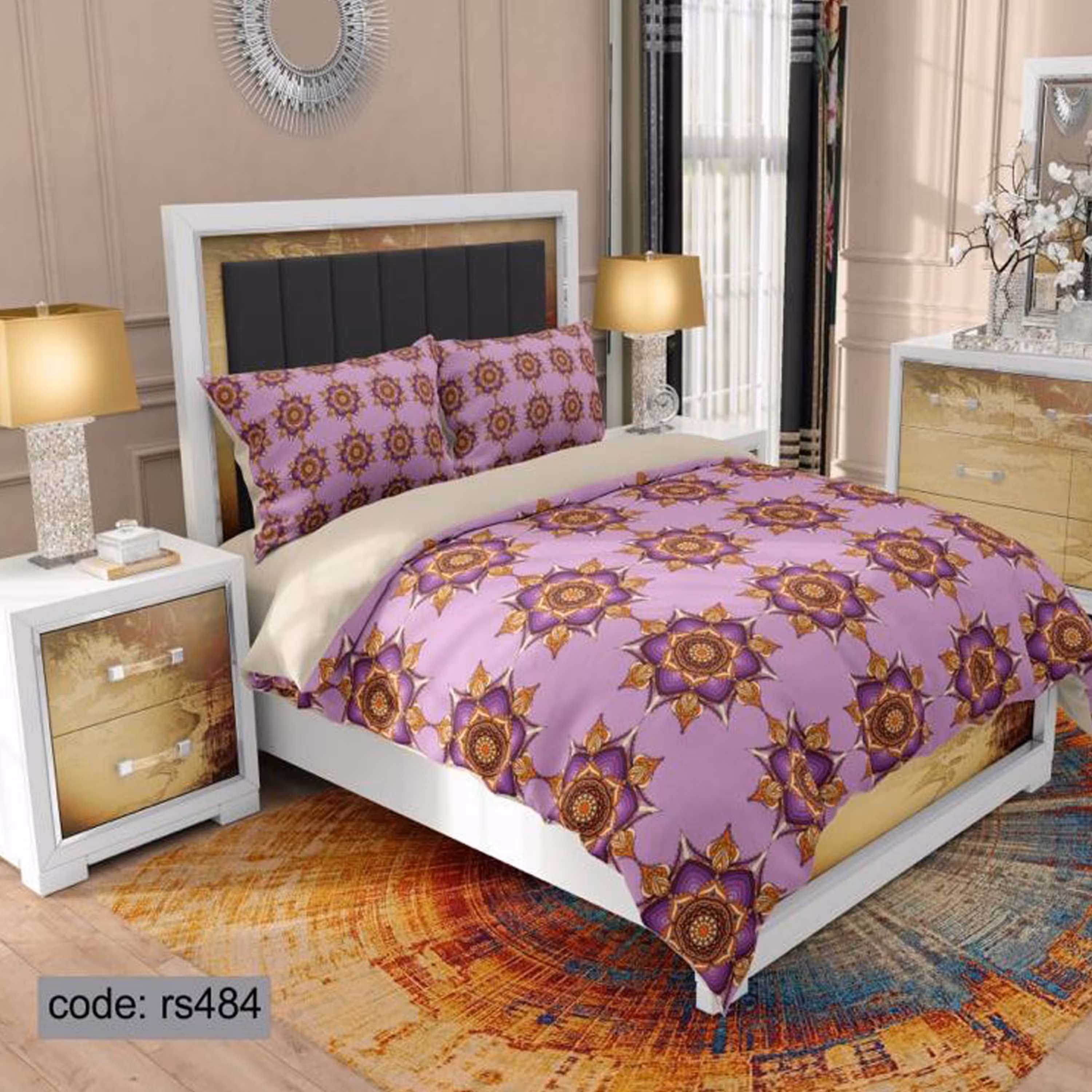 سرویس روتختی 1 نفره تنسل چاپی برندترک لند (Turk Land)  کد rs 484