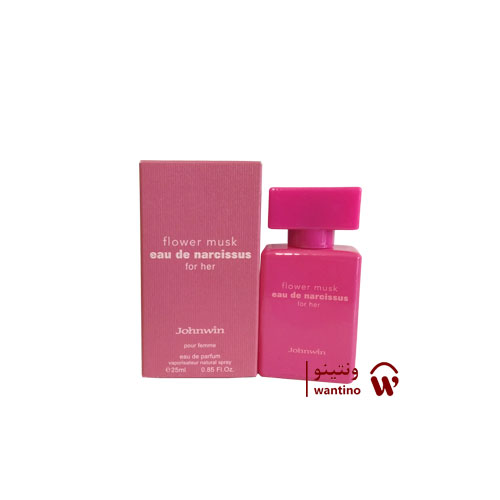 عطر ادکلن نارسیس رودریگز فلور ماسک جانوین فلاور ماسک (Johnwin Narciso Rodriguez Fleur Musc) حجم 25 میل