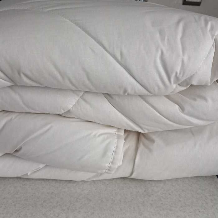 لحاف دونفره پنبه دوزی شده سایز  160سفید