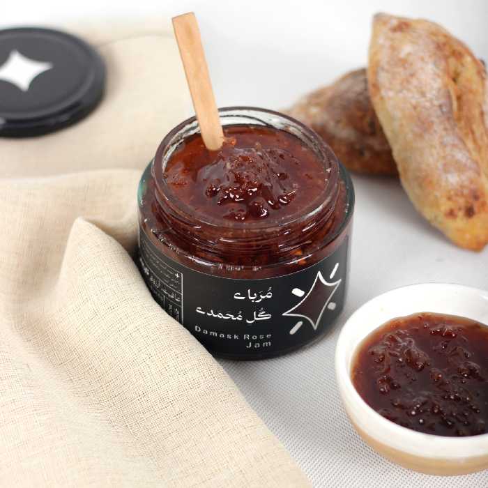 مربای گل محمدی تازه-حدود 850 گرم-بدون مواد نگهدارنده ، پس کرایه 