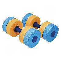 دمبل فومی شنا جفتی 280گرمی فشی 4425 HMK | آبی/ نارنجی