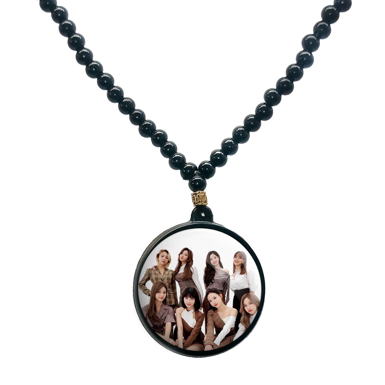 گردنبند پرمانه طرح تو ایس کد pmd.18259 مدل دو طرفه