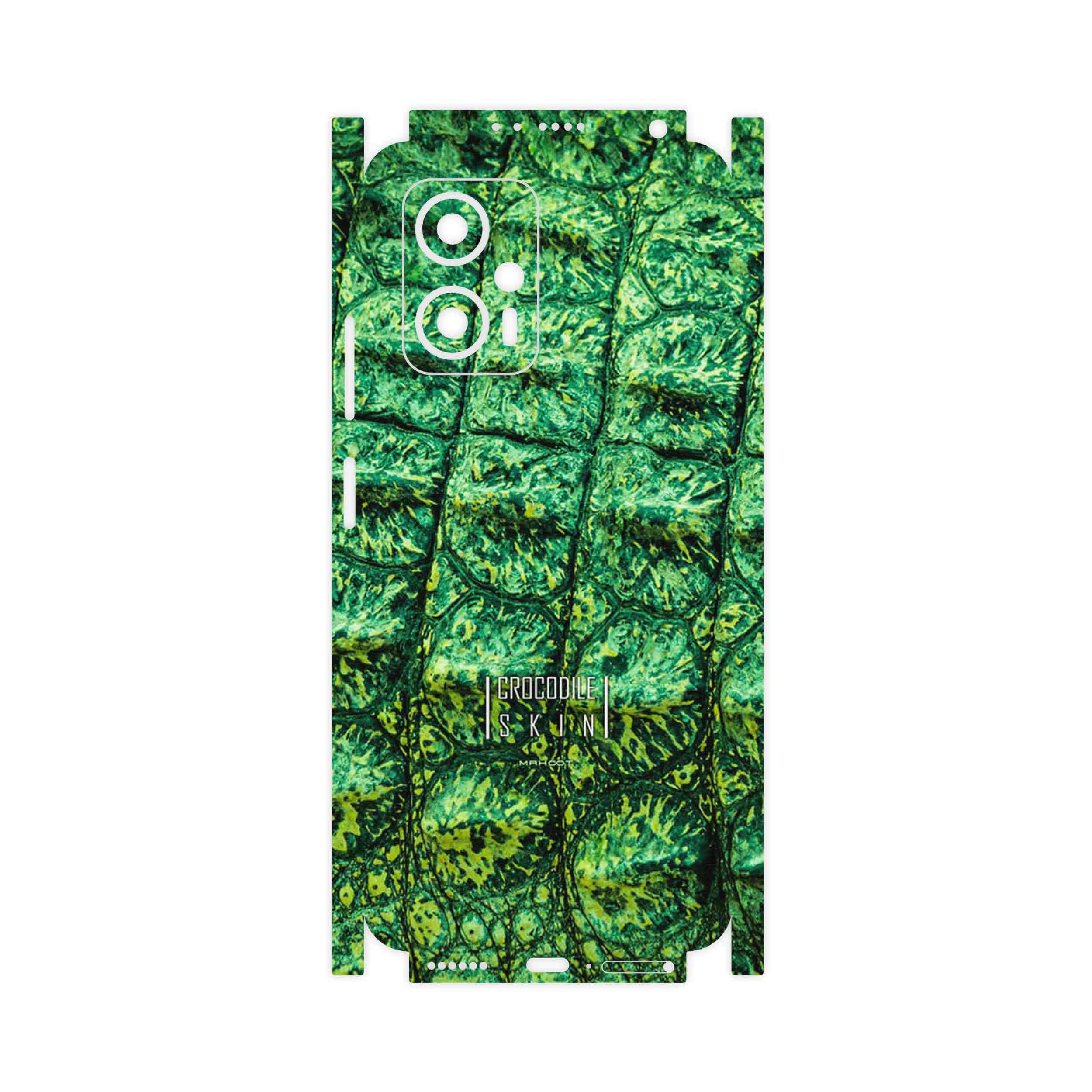 برچسب پوششی ماهوت مدل Crocodile Skin-FullSkin مناسب برای گوشی موبایل شیائومی Poco X4 GT