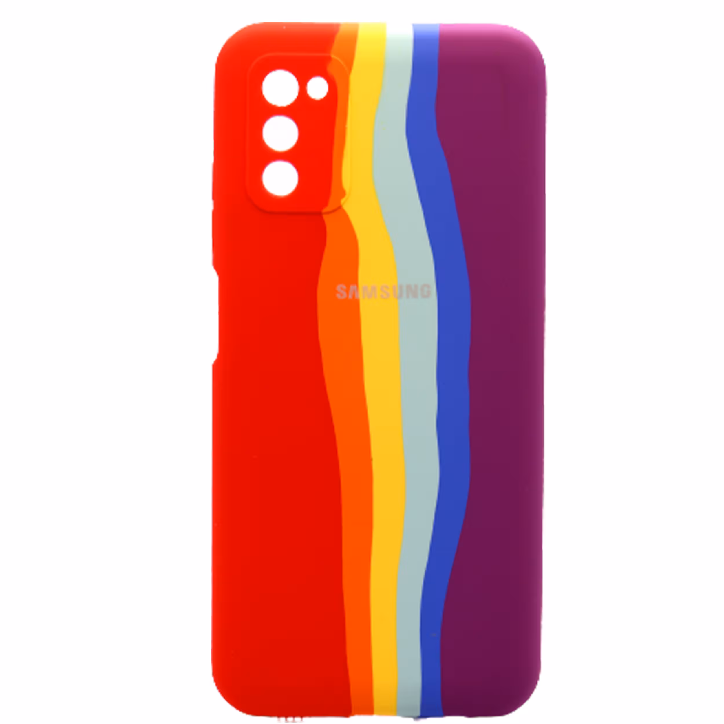 کاور مدل سیلیکونی طرح آبرنگی H08 مناسب برای گوشی موبایل سامسونگ Galaxy A03S  
