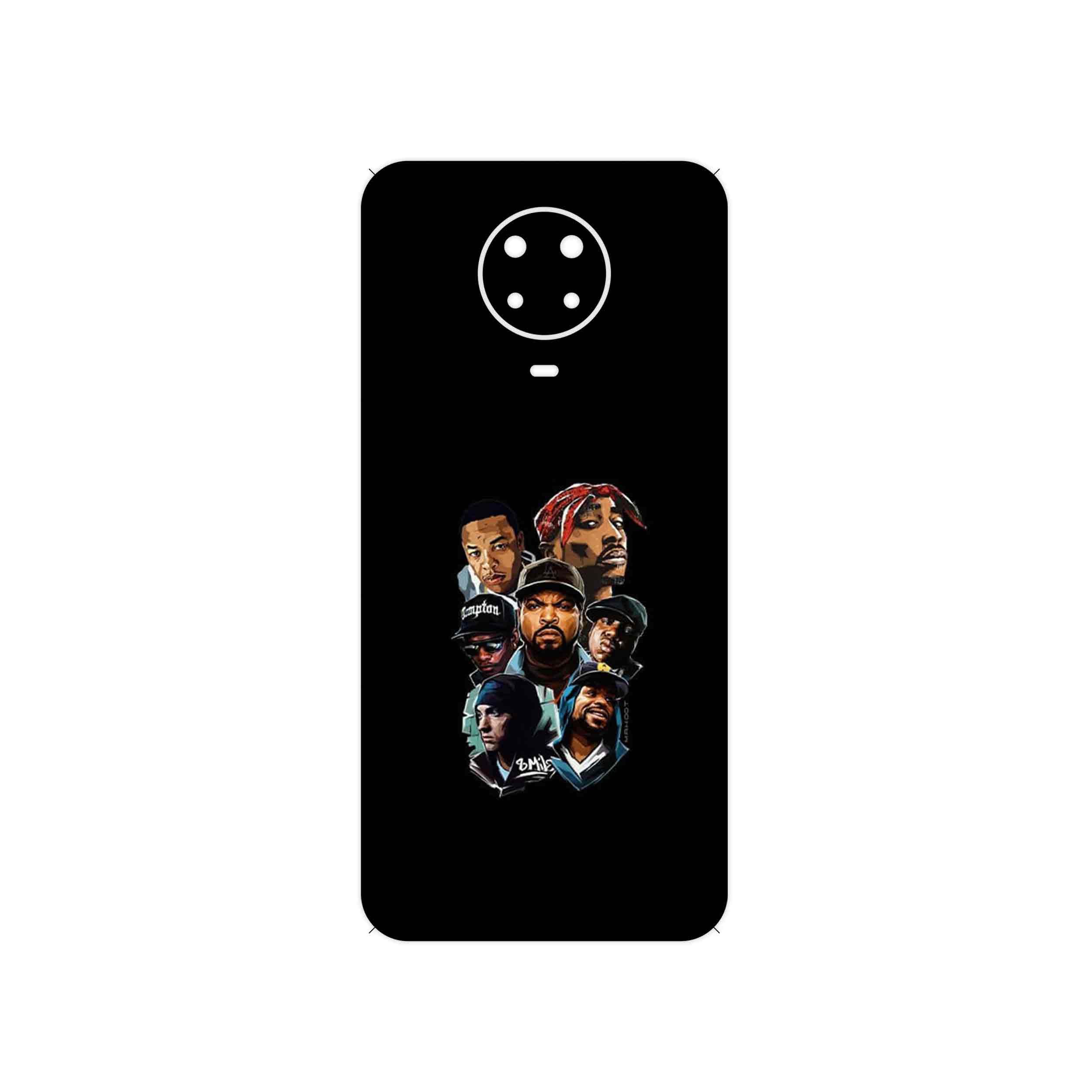 برچسب پوششی ماهوت مدل Great Rappers Digital Art مناسب برای گوشی موبایل نوکیا G20