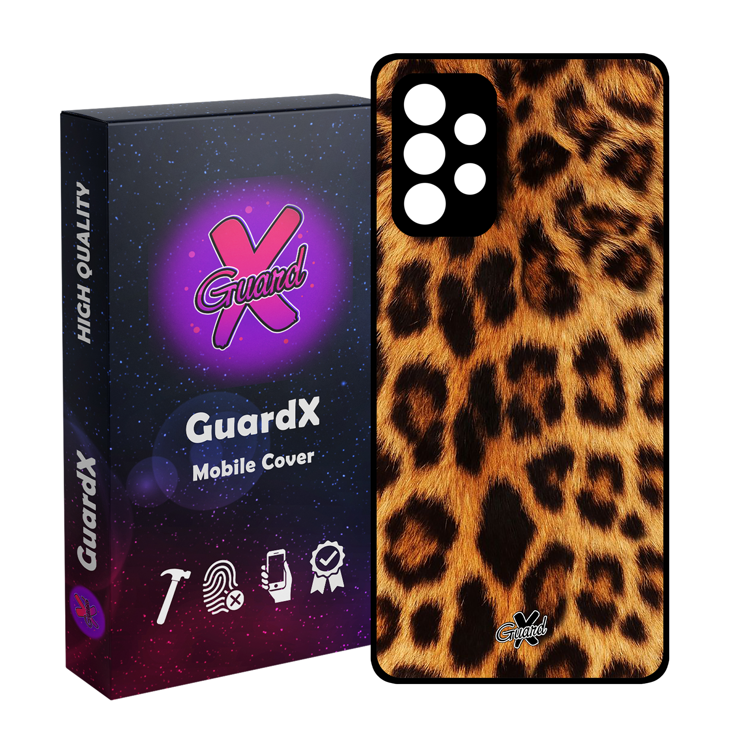 کاور گارد ایکس طرح Leopard مدل Glass10095 مناسب برای گوشی موبایل سامسونگ Galaxy A13 4G