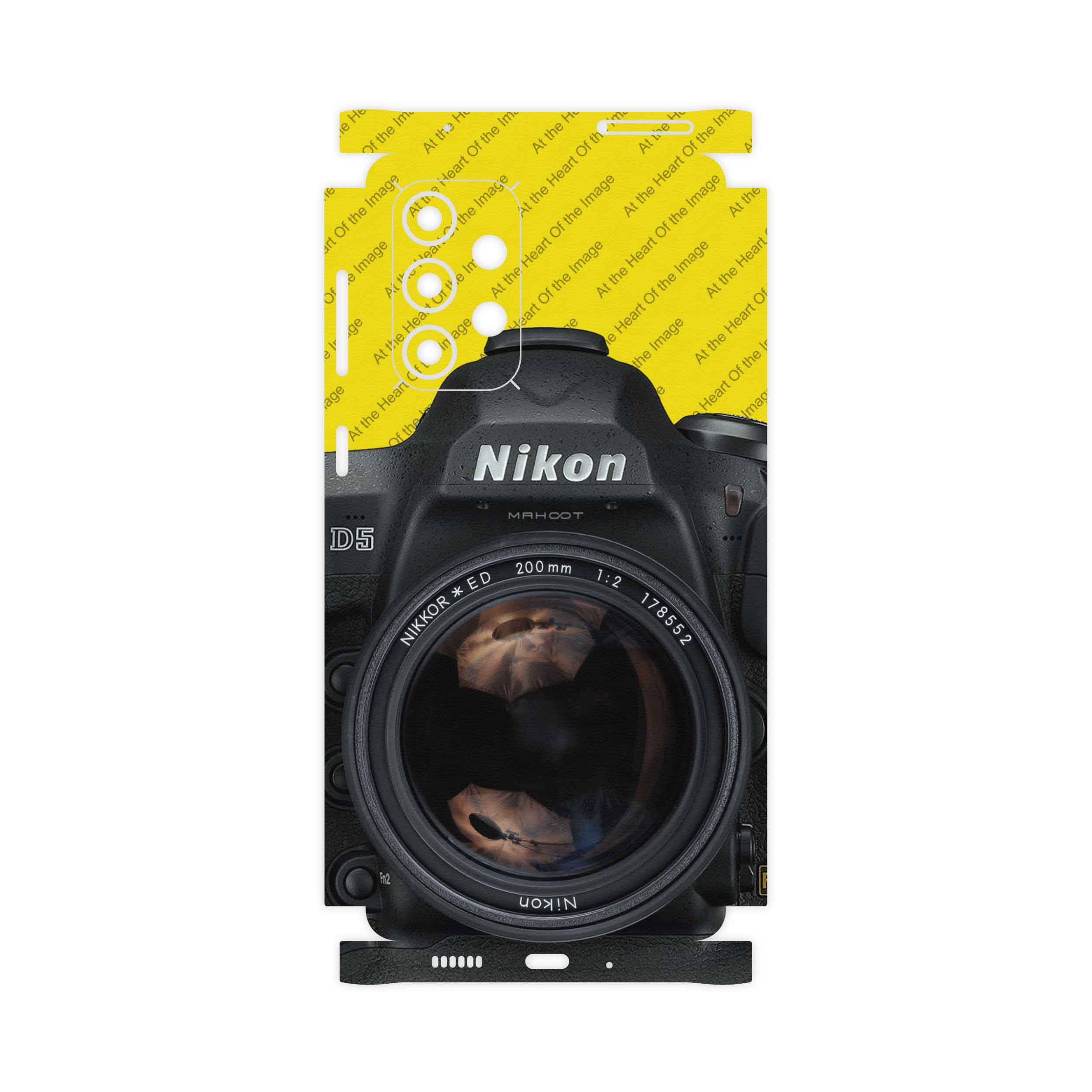 برچسب پوششی ماهوت مدل Nikon-Logo-FullSkin مناسب برای گوشی موبایل سامسونگ Galaxy A33 5G