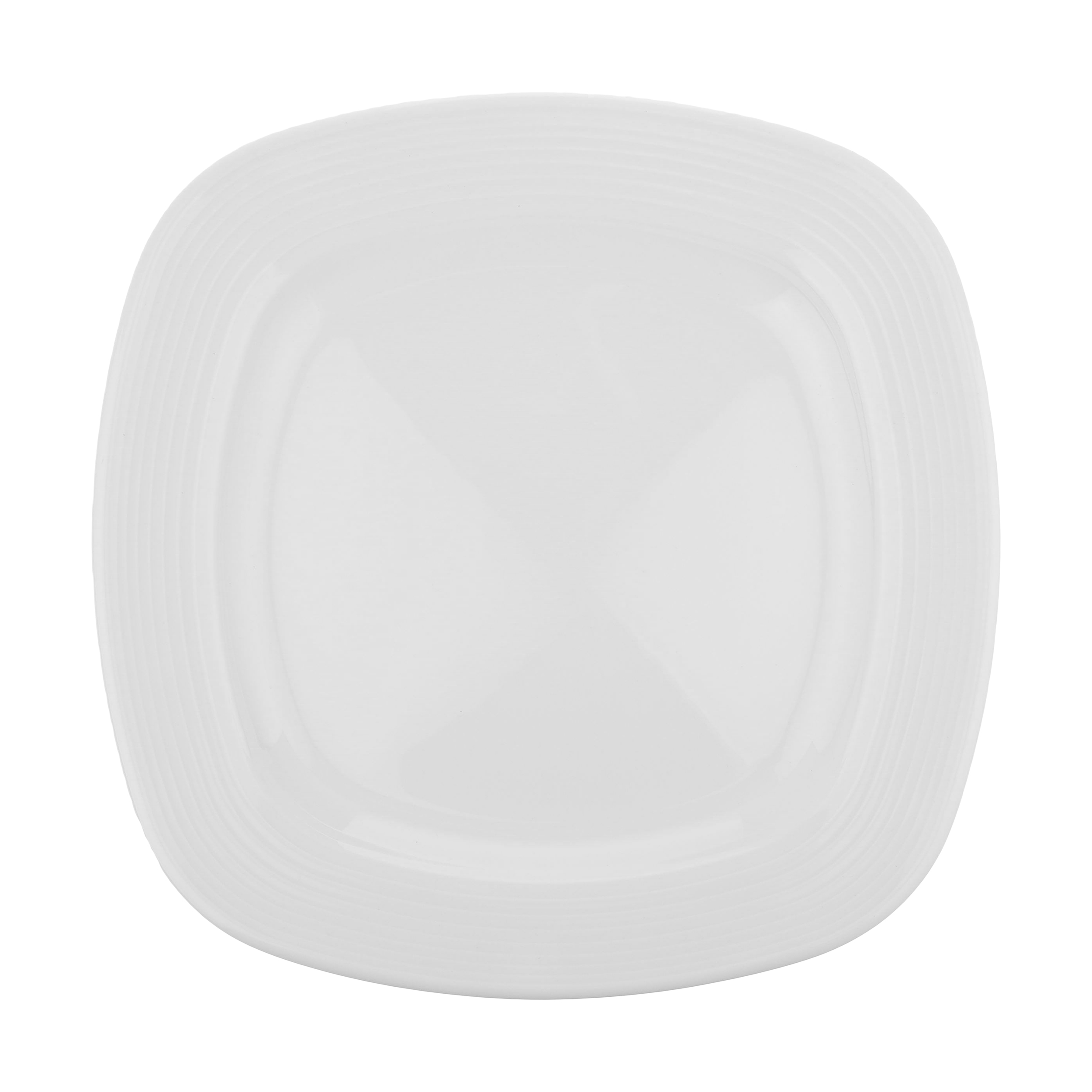 بشقاب غذاخوری چینی زرین ایران سری کواترو هتلی کد 27 درجه عالی بسته 3 عددی