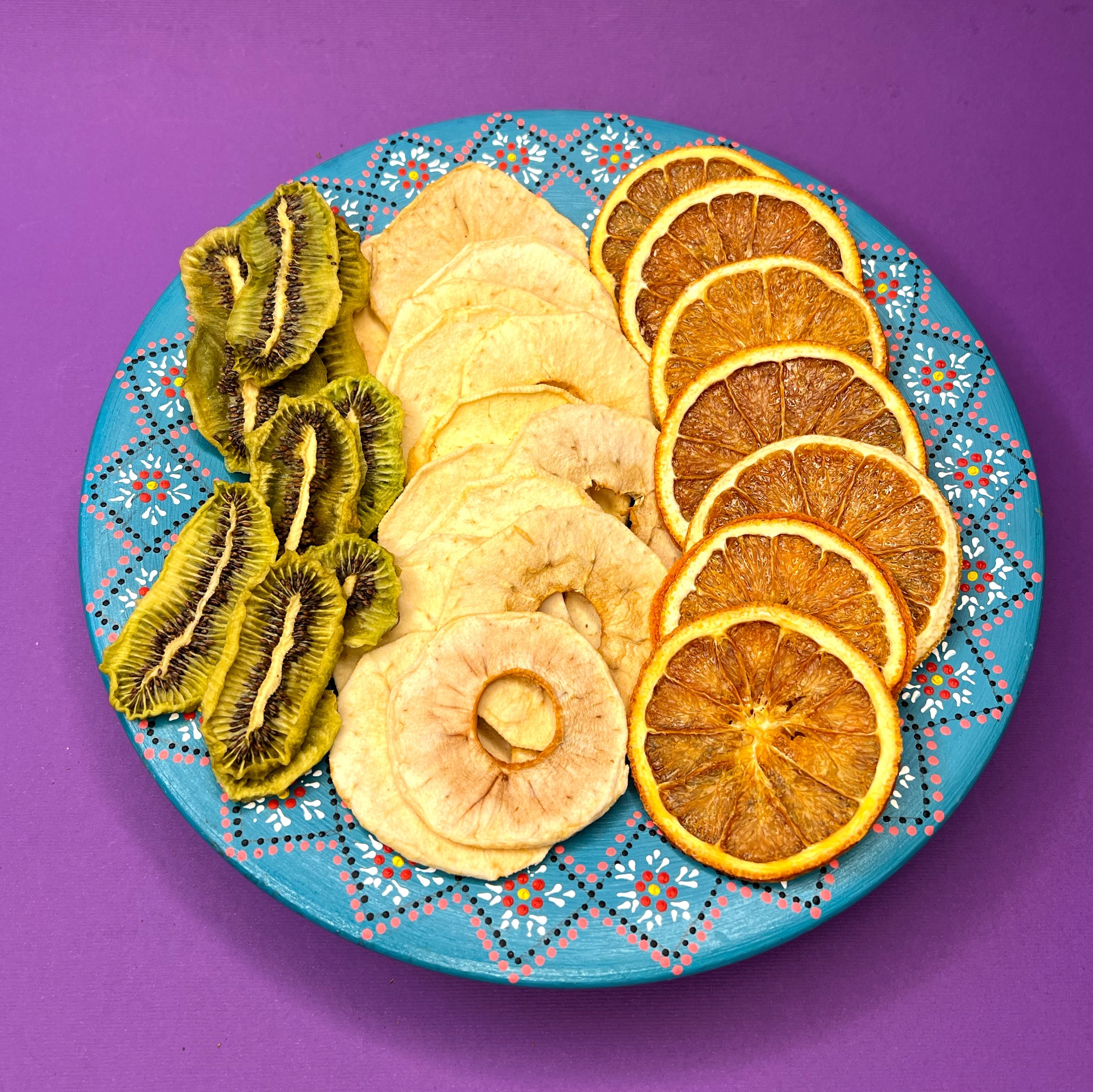 سیب ساده ی خشک 100 گرمی