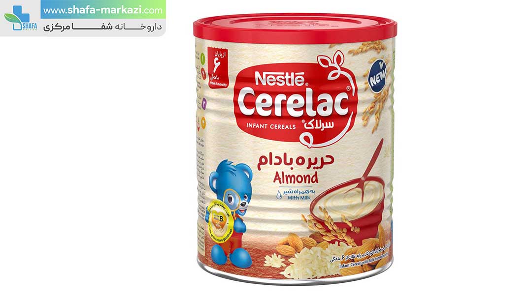 پودر سرلاک حریره بادام به همراه شیر نستله | NESTLE cerelac almond with milk