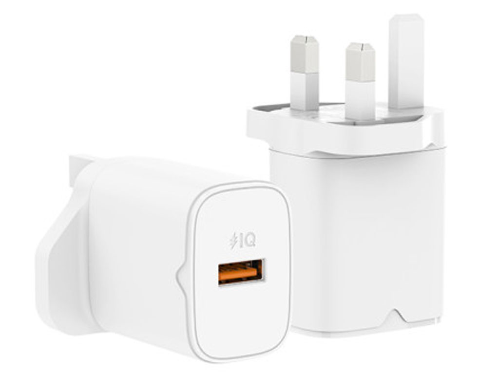 شارژر دیواری فست یو اس بی 18 وات رسی RECCI RC51U 18W QC3.0 QUICK CHARGER