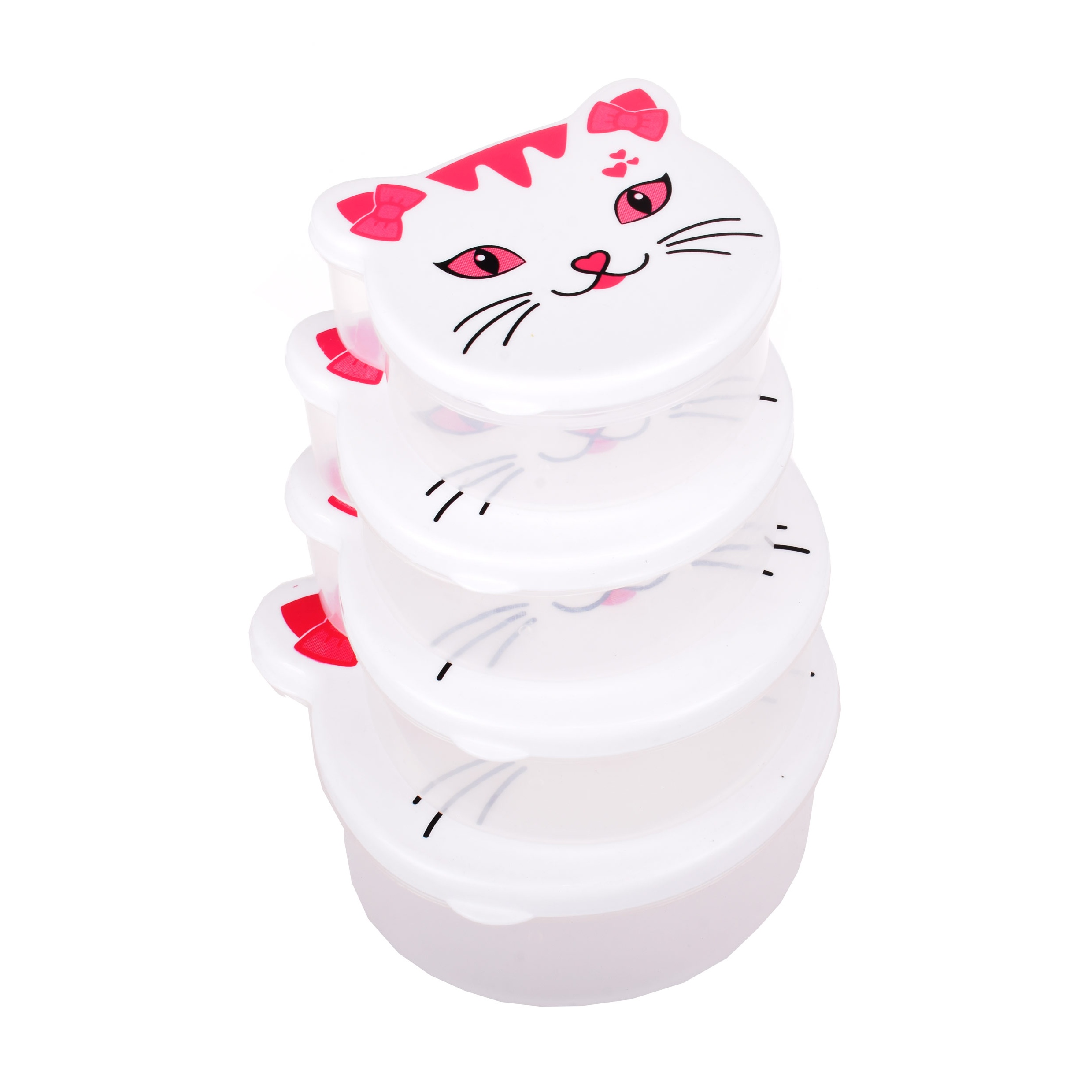 ظرف نگهدارنده مدل Cat-W مجموعه 4 عددی