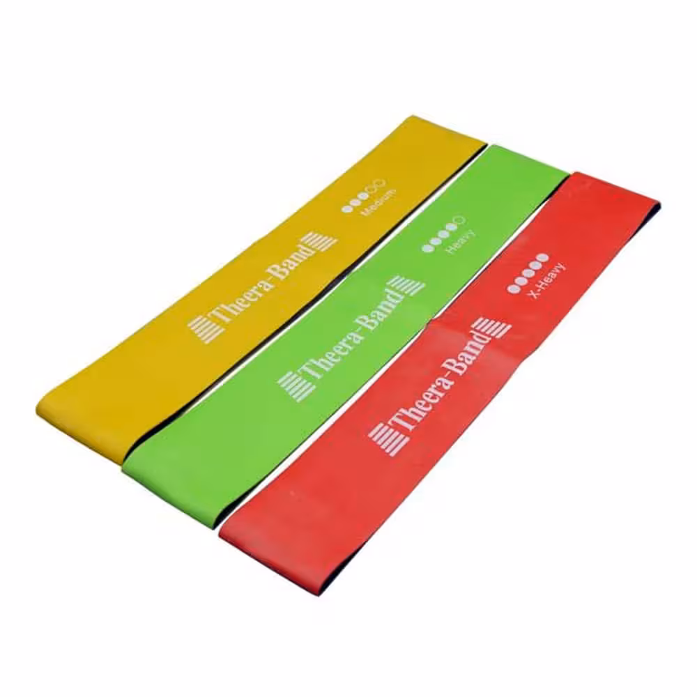 کش مینی لوپ دولایه ترابند TheraBand پک سه عددی - فروشگاه نسل آهن