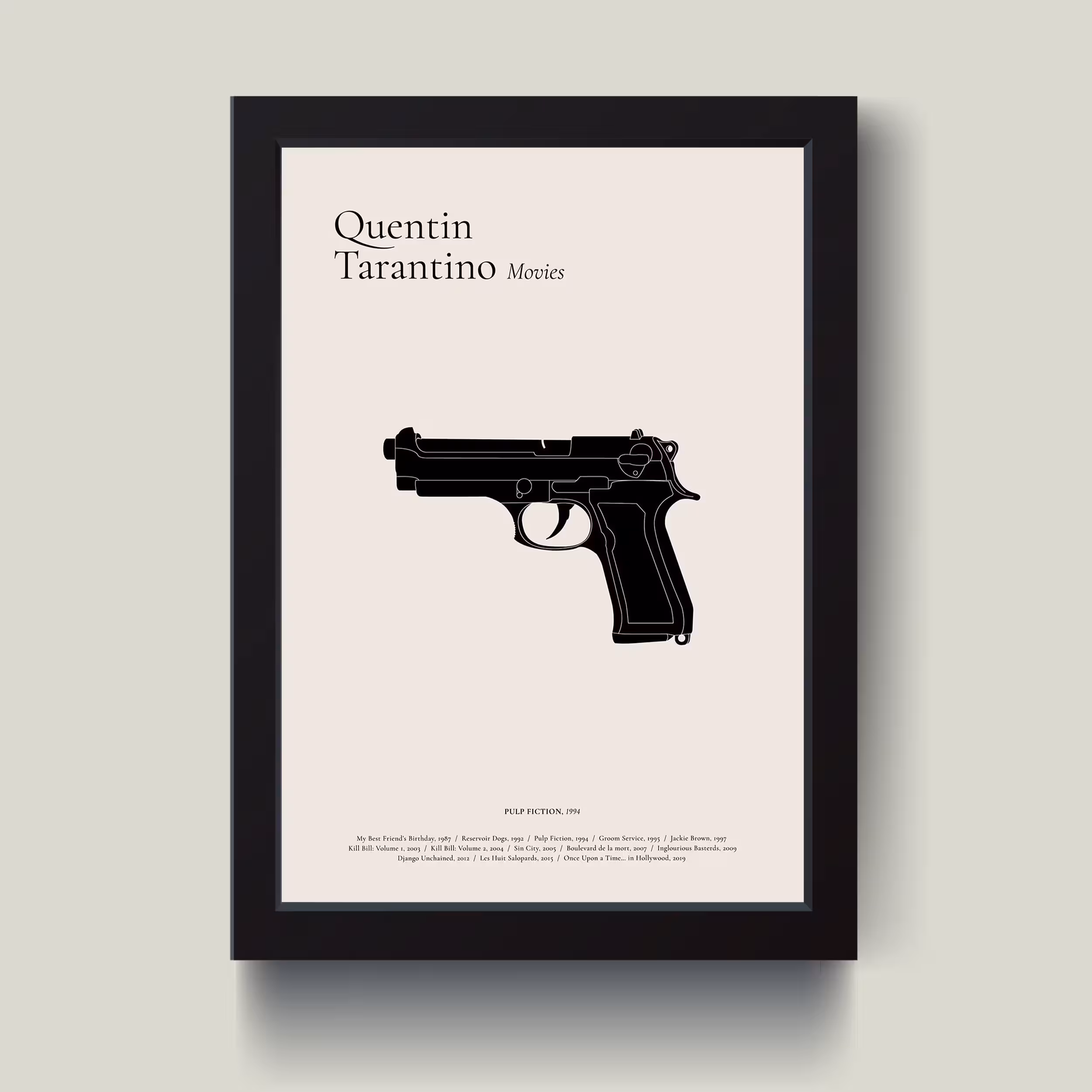 تابلو مدل Quentin Tarantino کدm2613-b