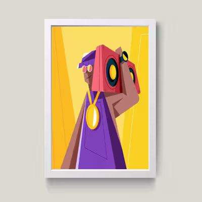 تابلو مدل دکوراتیو Digi art کد G14-30