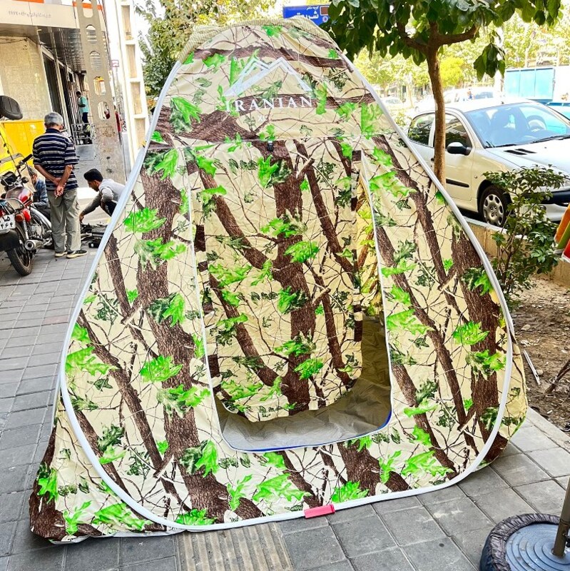 چادر مسافرتی 12 نفره جنس برنو با ارتفاع بلند و کف ضخیم و سه پنجره و رنگبندی کد6