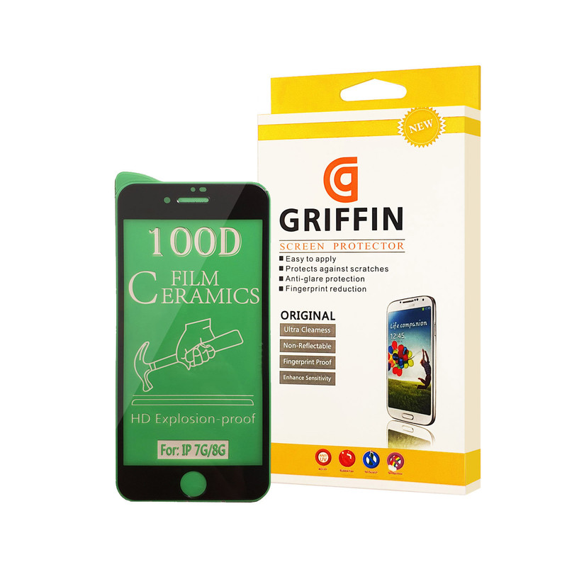 محافظ صفحه نمایش سرامیکی گریفین مدل FLCRG GN mo مناسب برای گوشی موبایل اپل iPhone 7 | کالا برتری