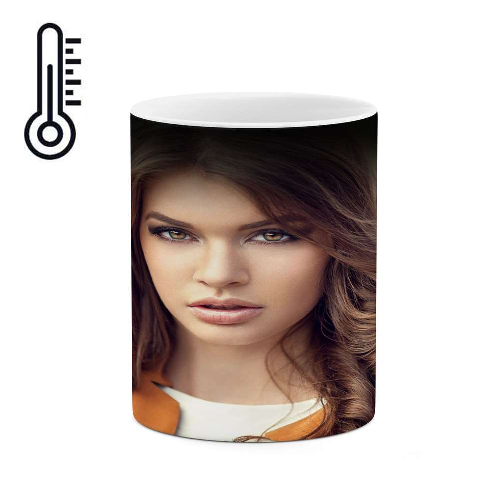 ماگ حرارتی کاکتی طرح دختر مدل mgh15681